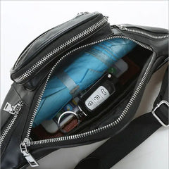 Leather Chest Waist Bag High-capacity Fanny pack