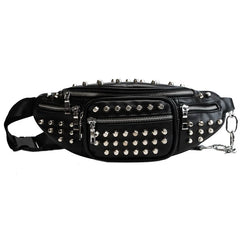 Leather Chest Waist Bag High-capacity Fanny pack