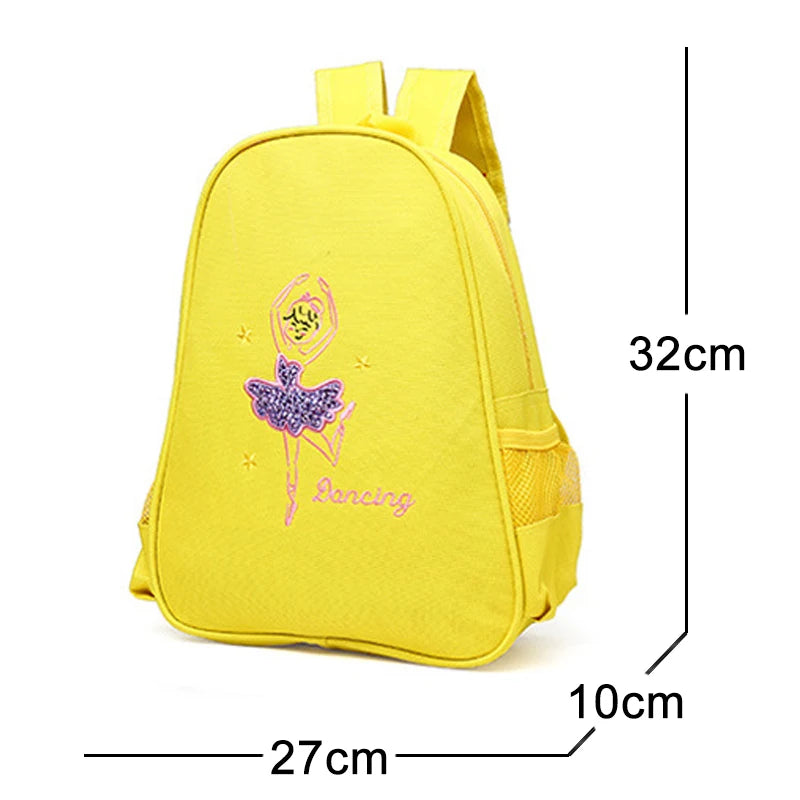 Teenage Girl Backpacks Ballet Dance Bag Girls Waterproof School