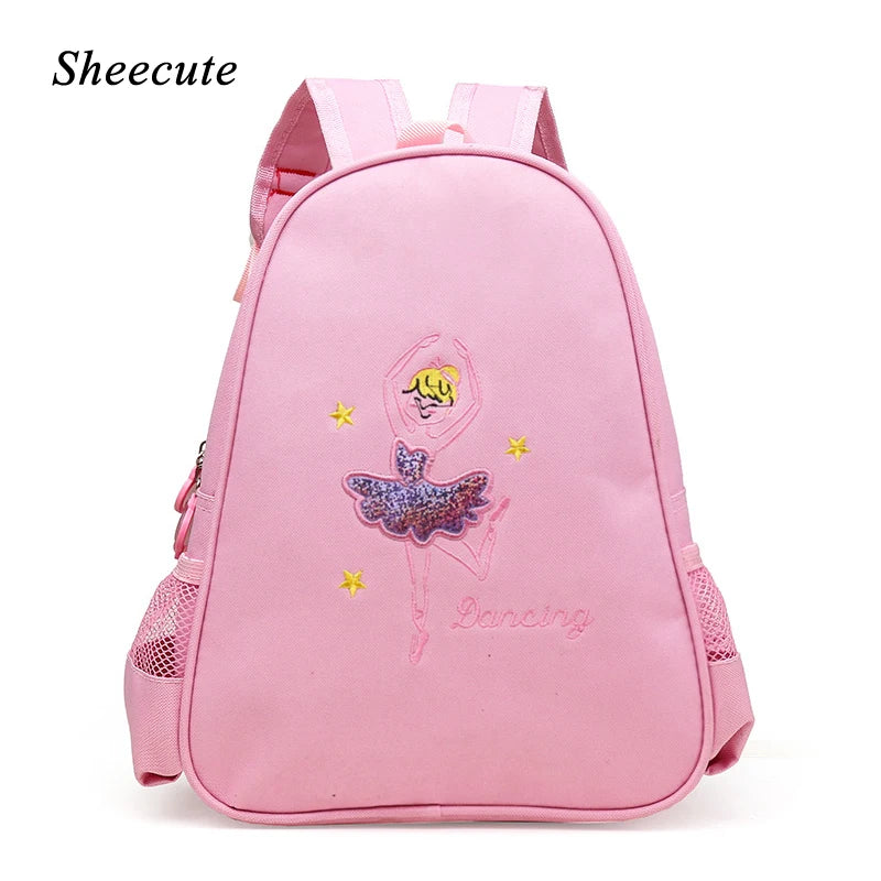 Teenage Girl Backpacks Ballet Dance Bag Girls Waterproof School