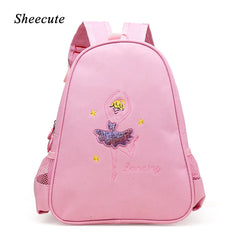 Teenage Girl Backpacks Ballet Dance Bag Girls Waterproof School