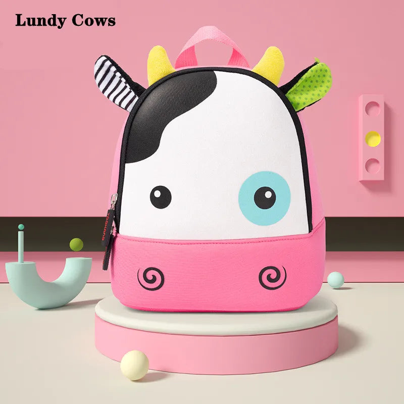 3D Cartoon Plush Kids Backpack for Kindergarten Boys and Girls