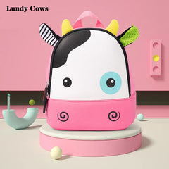 3D Cartoon Plush Kids Backpack for Kindergarten Boys and Girls