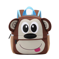 3D Cartoon Plush Kids Backpack for Kindergarten Boys and Girls