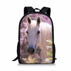 Kids Fantasy Horse Print Backpack Toddler School Book Bag