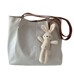Women's Classic Shoulder Bag Waterproof Tote Lady Student Nylon Canvas