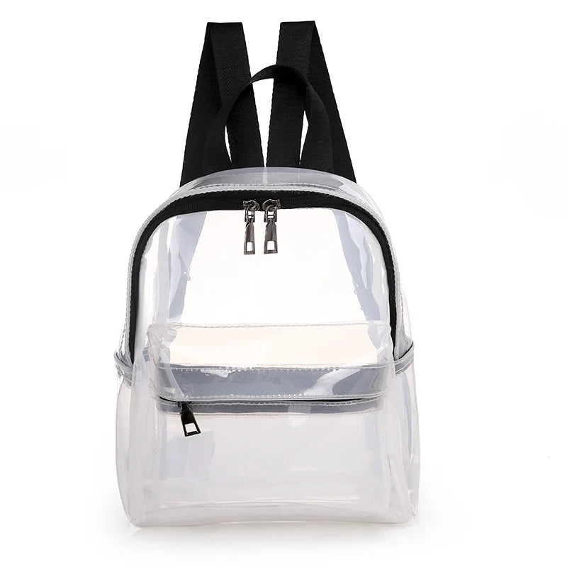 Clear PVC Mini Backpack for Teen Girls