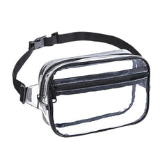 Clear PVC Waist Fanny Packs Phone Holder Sling Chest Pouch Travel Gym Sports Bag