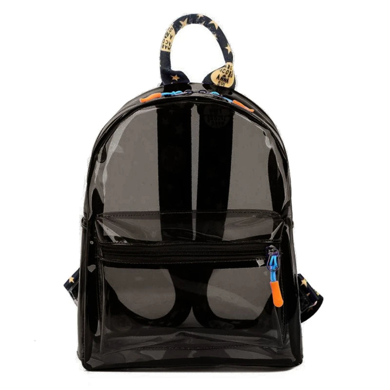 Clear Mini Backpack Transparent Travel School Bag for Girls Child Mochila