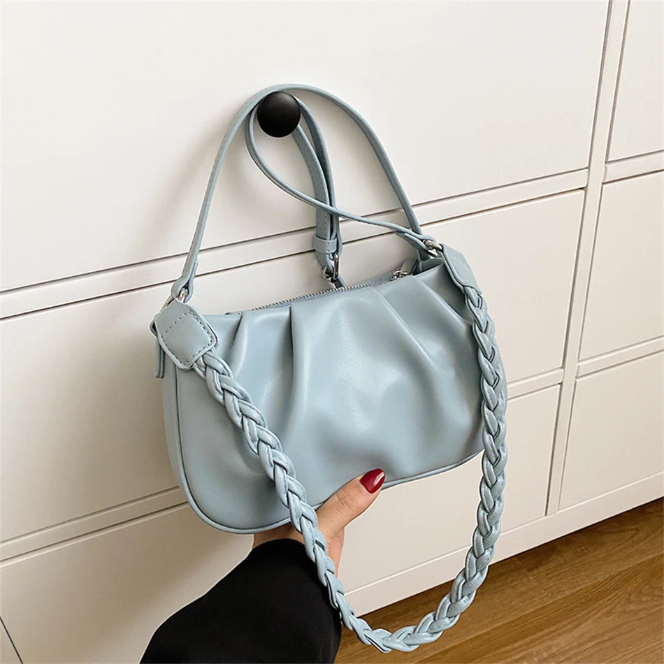 Cloud Bags PU Leather Handbags Shoulder Crossbody Purses