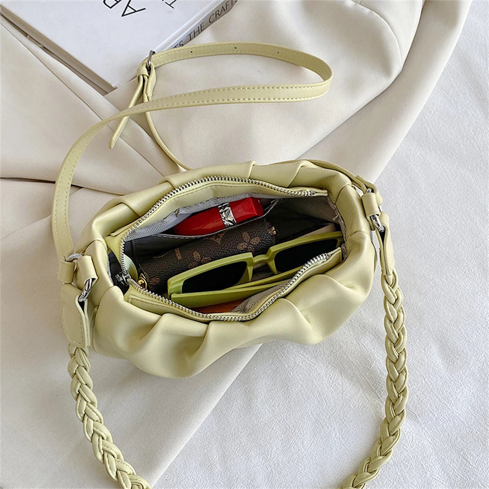 Cloud Bags PU Leather Handbags Shoulder Crossbody Purses