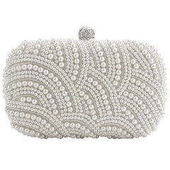 Beaded Clutch Bag Party Bridal Handbag Wedding Evening Purse