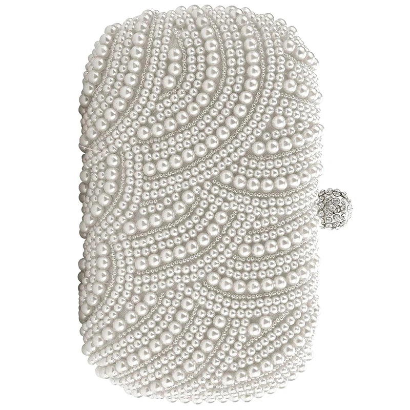 Beaded Clutch Bag Party Bridal Handbag Wedding Evening Purse