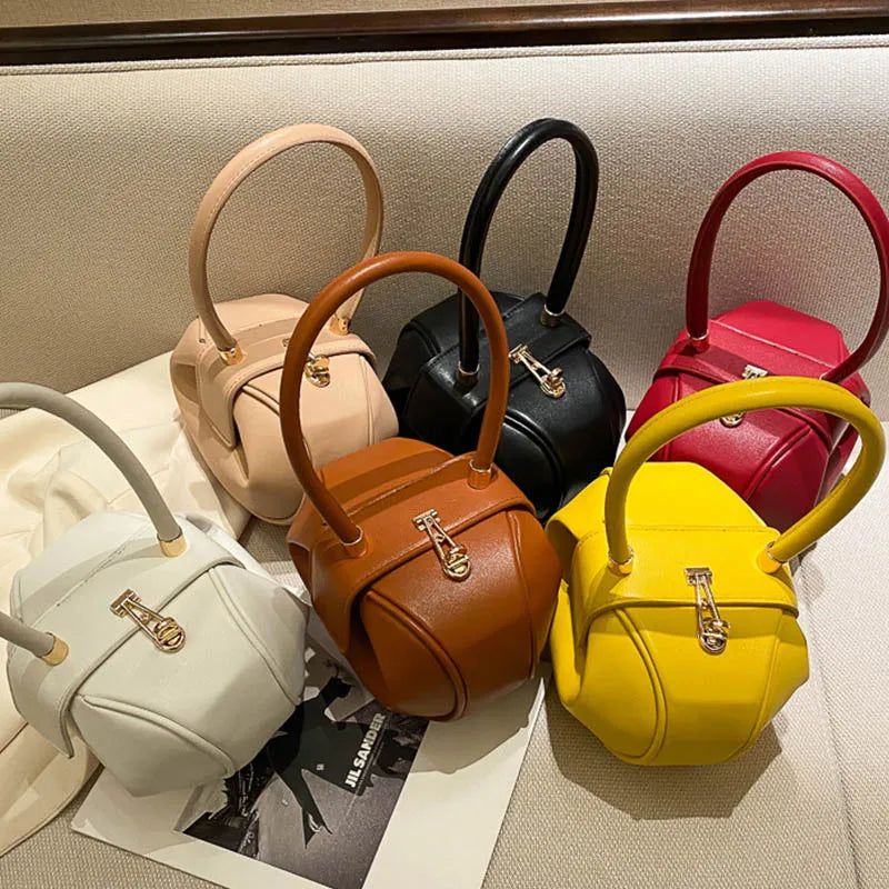 Retro Casual Handbag Women Shoulder Bag Leather Tote Purse