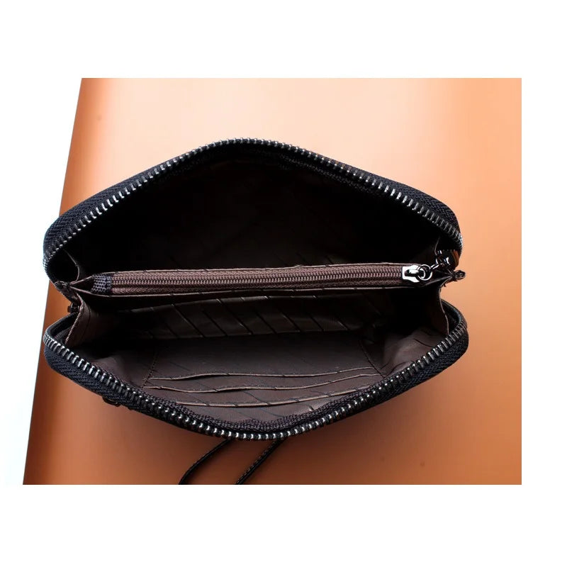 Women Leather Clutch Bag Travel Tote Multi-card Money Phone Small Bag