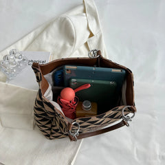 Vintage Women's Shoulder Bag Fashionable Ladies Shopping Bag