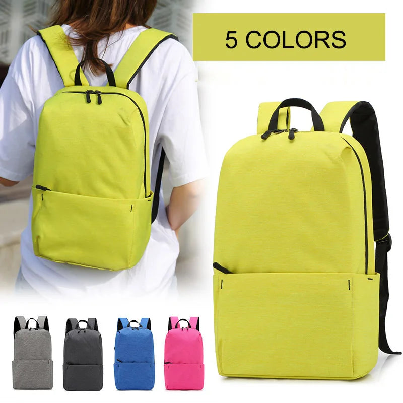 Colorful 10L Backpack Men Small Student Bag Daily Leisure Urban Unisex Sports