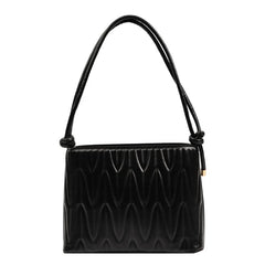 Embroidered Thread Womens Shoulder Bag Travel Purse Bucket Bag