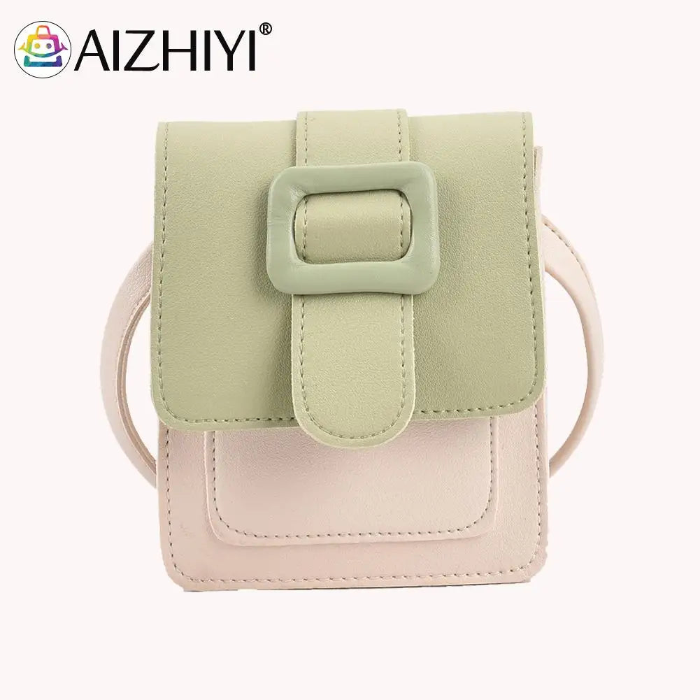 Casual PU Leather Crossbody Bag Mini Shoulder Bag for Women