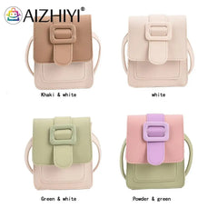 Casual PU Leather Crossbody Bag Mini Shoulder Bag for Women