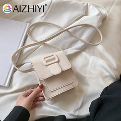 Casual PU Leather Crossbody Bag Mini Shoulder Bag for Women
