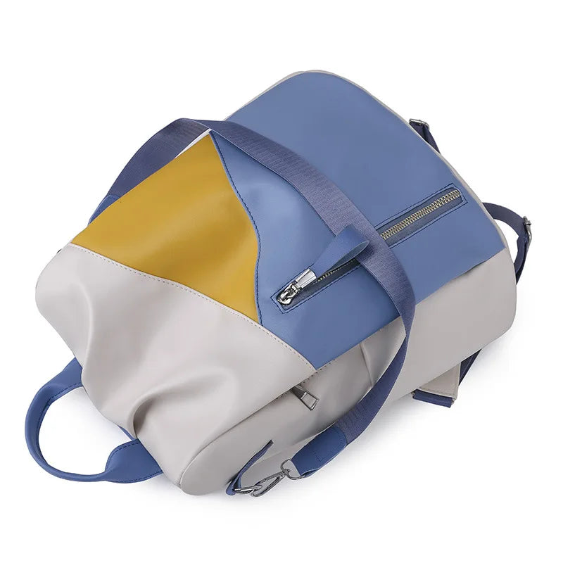 PU Soft Leather Women Backpack Casual Large-capacity Anti-theft Travel Bag
