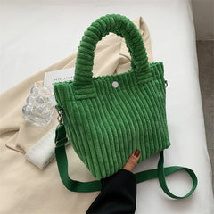 Nylon Crossbody Bucket Bag for Women