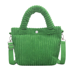 Women's Casual Corduroy Shoulder Bag