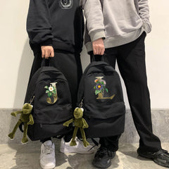 Canvas Backpack Large Capacity Travel Backpacks Unisex School Bag