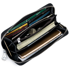 Cow Leather Women RFID Phone Bag Shoulder Purse Wallet Case