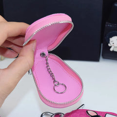 Cow Leather Key Wallet Cartoon animal Car Key Pouch