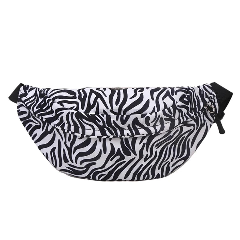 Cows Print Waist Pack Fanny Pack for Women Girls Small Adjustable Hip Pack Bum B