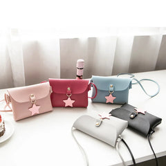 One Shoulder Bag Women's Handbag with Pentagon Star Pendant