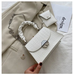 Crocodile Pattern Women Bags MINI PU Leather Shoulder Bags for Women
