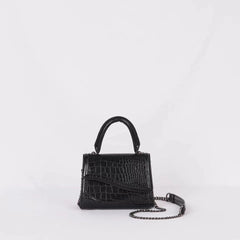 Crocodile Pattern Shoulder Bag Chain Handbag for Women