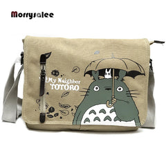 Canvas Messenger Bag Men School Handbag
