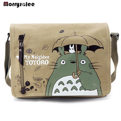 Canvas Messenger Bag Men School Handbag