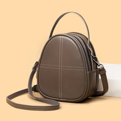 Women's Leather Crossbody Bag Casual Shoulder Messenger Bag