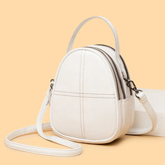 Women's Leather Crossbody Bag Casual Shoulder Messenger Bag
