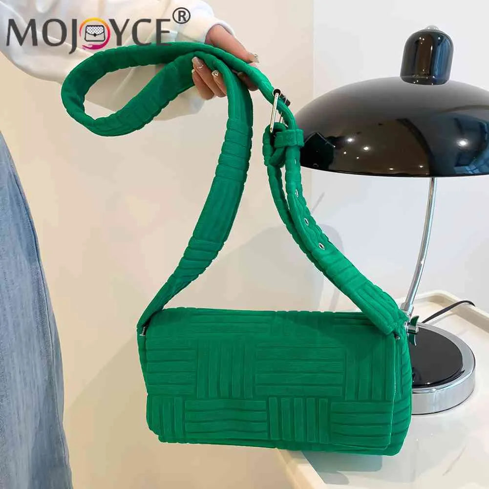 Casual Crossbody Bag for Women - Soft Cloth Messenger Bag