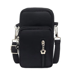 Neutral Nylon Crossbody Bag Women Outdoor Sports Arm Bag Phone Shoulder Bags
