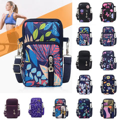 Neutral Nylon Crossbody Bag Women Outdoor Sports Arm Bag Phone Shoulder Bags