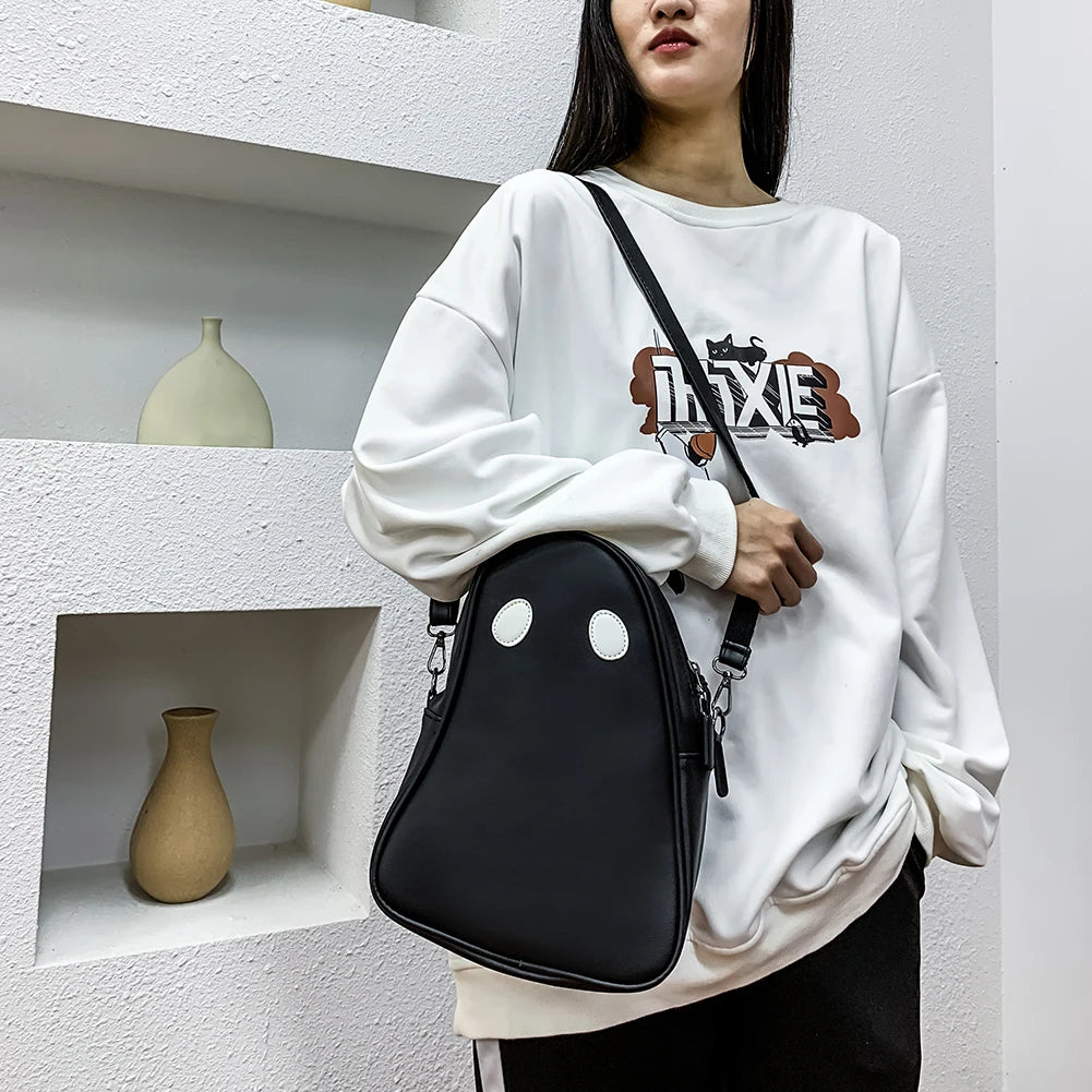 Fun Devil Ghost Crossbody Bag Small Zipper Travel for Women