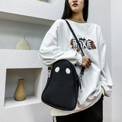 Fun Devil Ghost Crossbody Bag Small Zipper Travel for Women