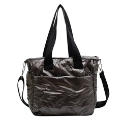 Quilted Crossbody Bag Large Capacity Shoulder Tote Lady Travel Purse