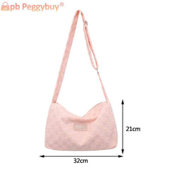 Plaid Crossbody Bag for Women Zipper Handbag Travel Purse