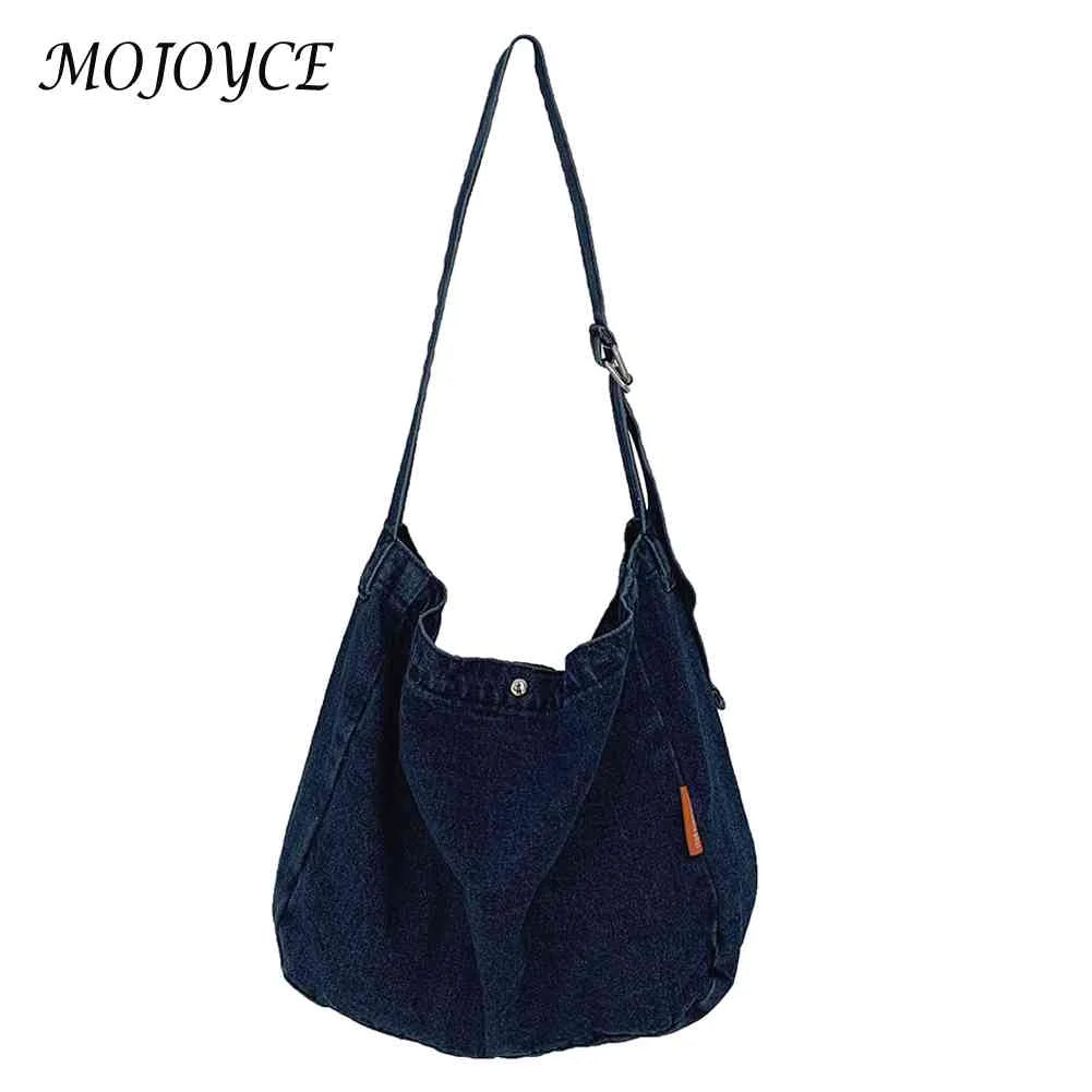 Denim Shoulder Handbags Vintage Crossbody Satchels for Ladies