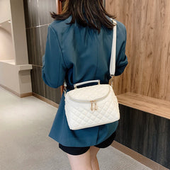 Women's Crossbody Bucket Bag Soft PU Leather Handbag