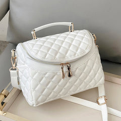 Women's Crossbody Bucket Bag Soft PU Leather Handbag