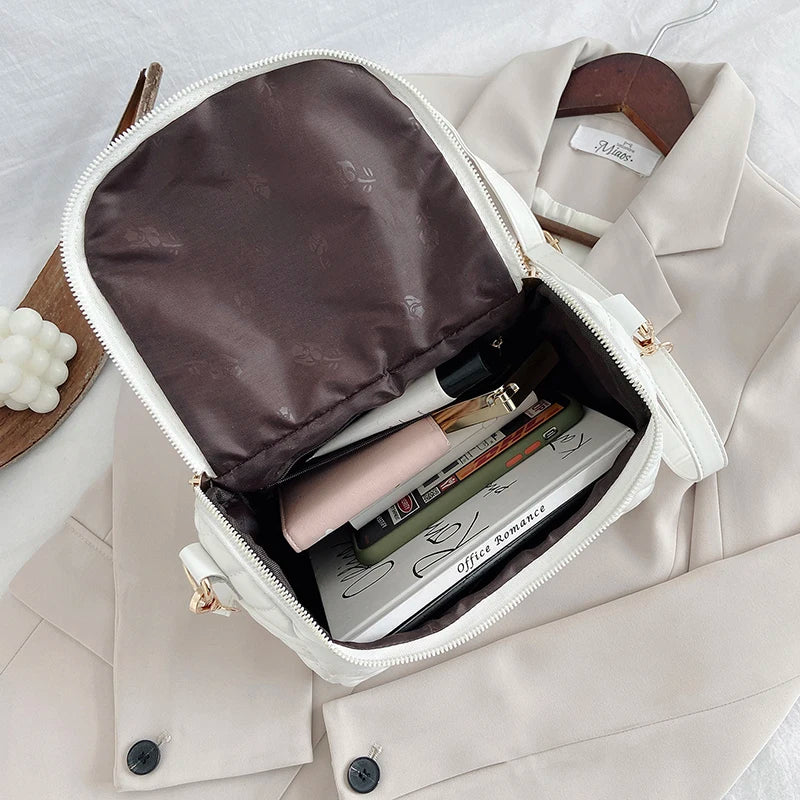 Women's Crossbody Bucket Bag Soft PU Leather Handbag